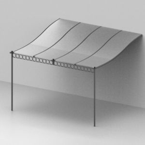 pérgola adosada