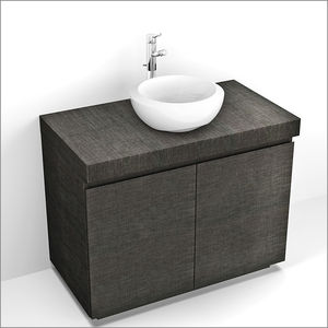 encimera de lavabo de madera