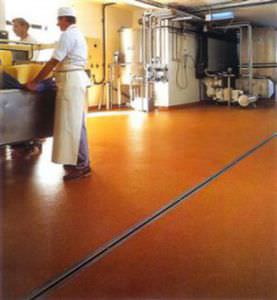 revestimiento de suelo de resina epoxi / industrial / para cocina profesional / aspecto cuarcita