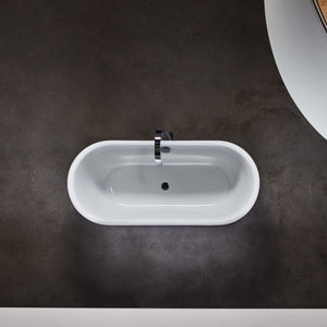 bañera ovalada