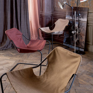 visillo de color liso / de lino / de poliéster / lavable
