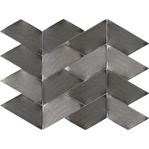 mosaico de interior / de pared / de metal / brillante