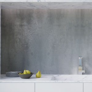suelo laminado de HDF / flotante con sistema clic / aspecto hormigón / para uso residencial