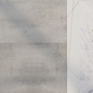 suelo laminado de HDF / flotante con sistema clic / aspecto hormigón / para uso residencial