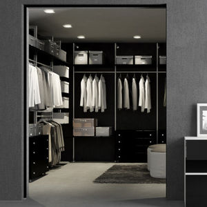 puerta para vestidor / de interior / corredera / de vidrio