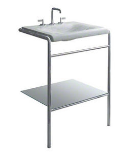 consola para lavabo de metal