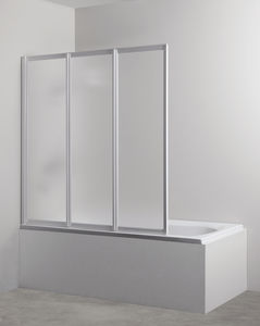 mampara de bañera plegable