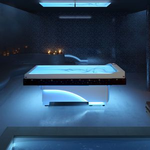 cama de agua para masaje con cromoterapia