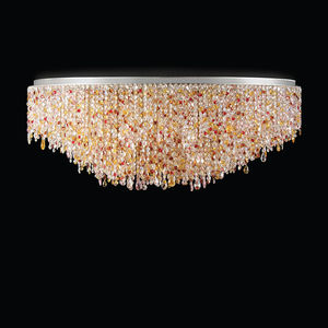 lámpara araña contemporánea / de cristal / LED / hecha a mano