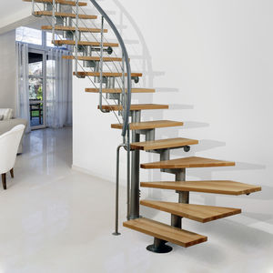 escalera en L