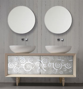 mueble de lavabo doble