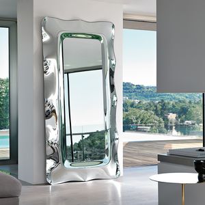 espejo de pared / de pie / contemporáneo / rectangular