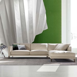 sofá modular / de esquina / contemporáneo / de tejido