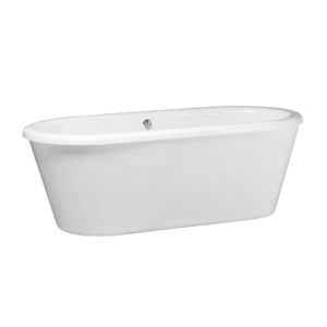 bañera ovalada