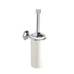 escobilla para inodoro de metal cromado