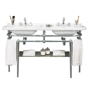 consola para lavabo de cromo