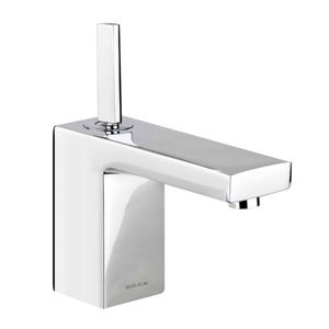 grifo monomando para lavabo / de metal cromado / de baño / con 1 orificio