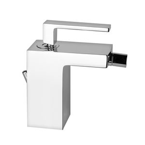 grifo monomando para bidé / de metal cromado / de baño / con 1 orificio
