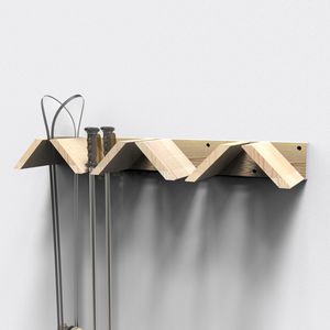 portaesquís de pared