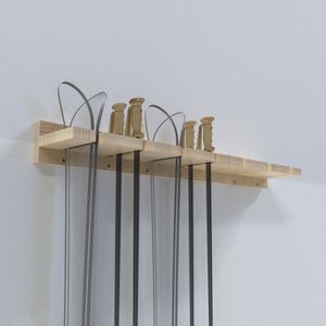 portaesquís de pared