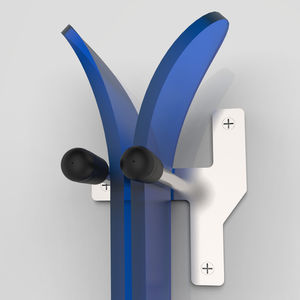 portaesquís de pared