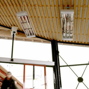 estufa de infrarrojos suspendida