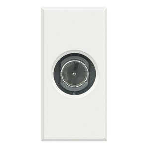toma TV / de pared / de acero inoxidable / de vidrio