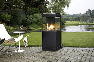 chimenea de leña