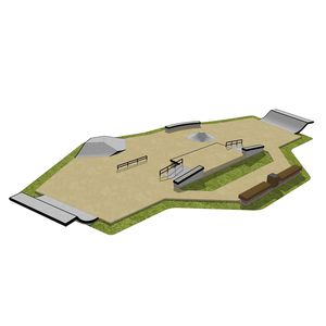 skatepark de hormigón