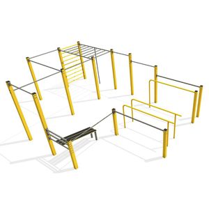 Parque de Street Workout para espacio público