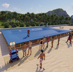 bowl para skatepark de composite