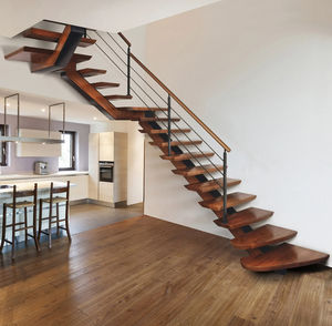 escalera en L