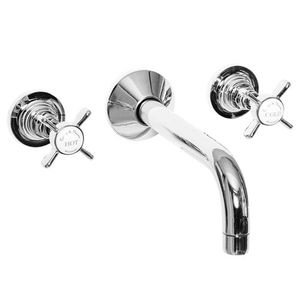grifo bimando para lavabo