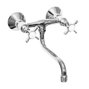 grifo bimando para lavabo