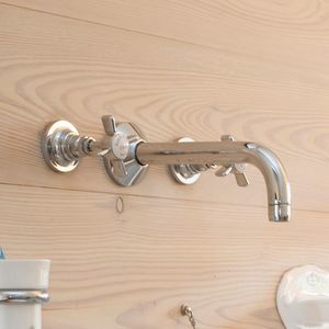 grifo bimando para lavabo
