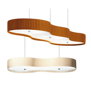 lámpara suspendida / contemporánea / de algodón / de Plexiglas®