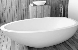 bañera ovalada