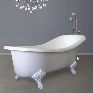 bañera ovalada
