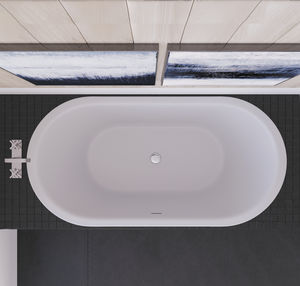 bañera ovalada