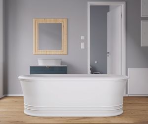 bañera ovalada