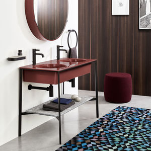 mueble de lavabo doble