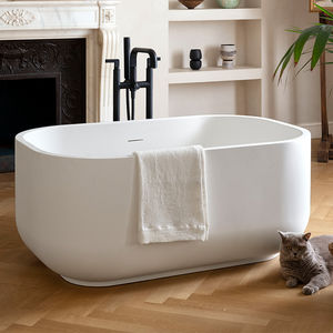 bañera ovalada