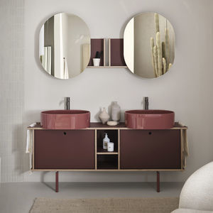 mueble de lavabo doble
