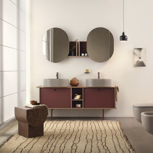 mueble de lavabo doble