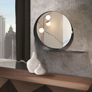 espejo de pared / contemporáneo / redondo
