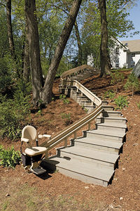 silla salvaescaleras de exterior