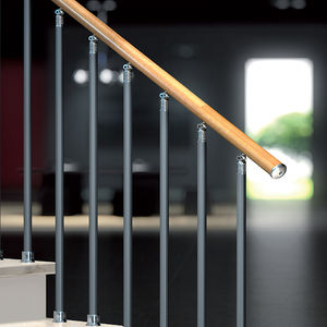 barandilla de metal / con barrotes / de interior / para escalera