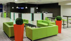 mostrador de recepción laminado