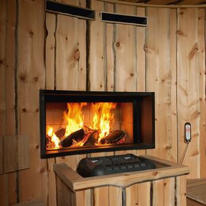 chimenea de leña