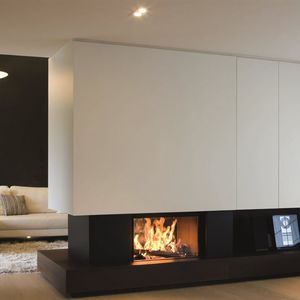 chimenea de leña